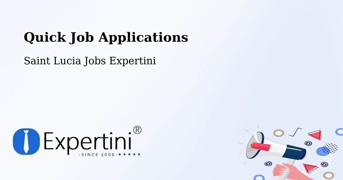 Quick Apply Feature – Gomier - Saint Lucia Jobs Expertini