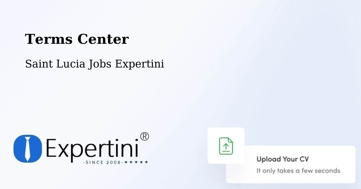 Terms of Service – Gomier - Saint Lucia Jobs Expertini